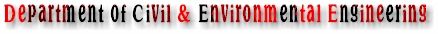 Department of Civil & Environmental Engineering