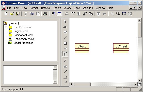 uml using rational rose