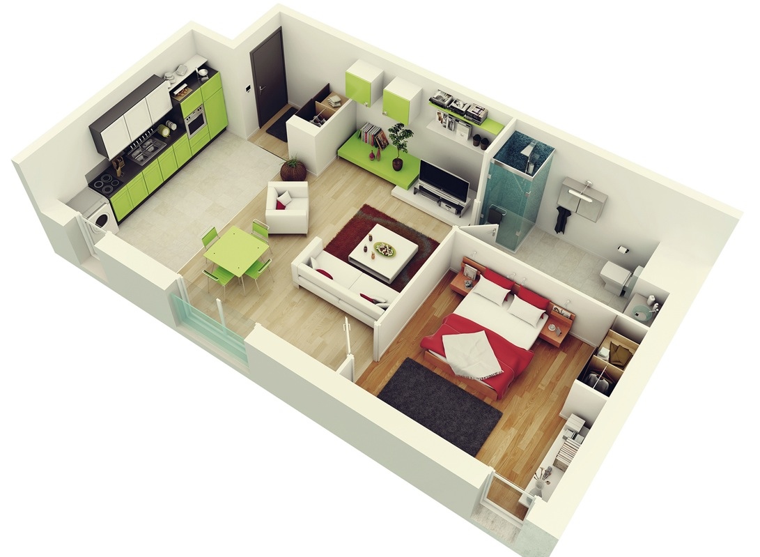 1 bedroom