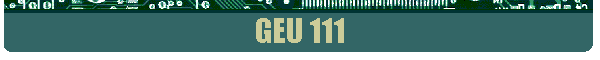 GEU 111